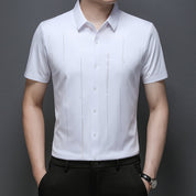🔥Fliwos® Casual men's business high elastic non-iron shirt
