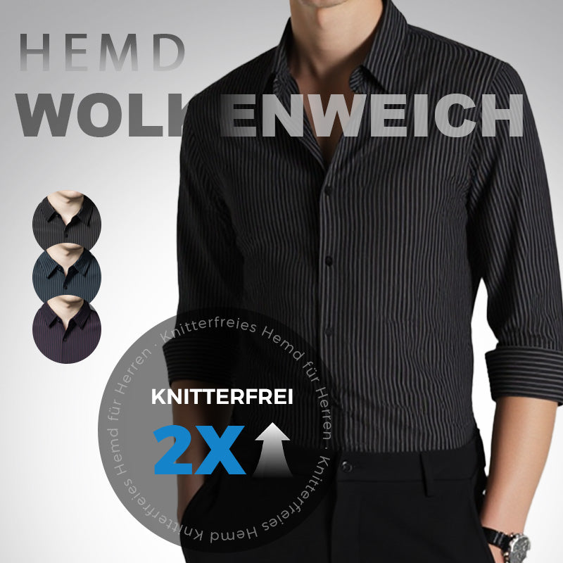 Herbstneuheiten im Verkauf🎉Fliwos® Atmungsaktives, knitterfreies Streifenhemd für Herren