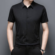 🔥Fliwos® Casual men's business high elastic non-iron shirt