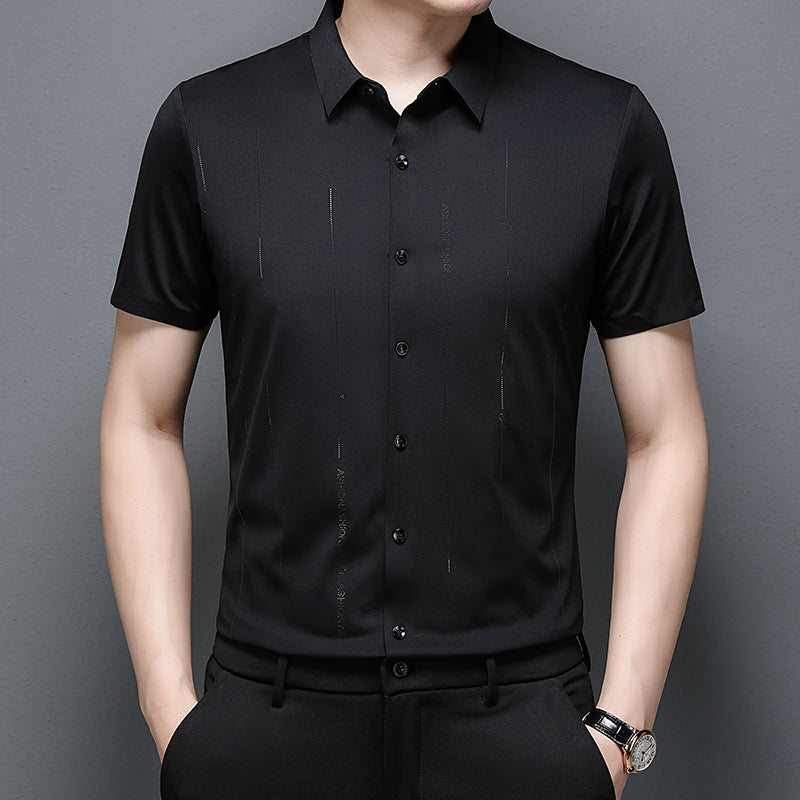🔥Fliwos® Casual men's business high elastic non-iron shirt