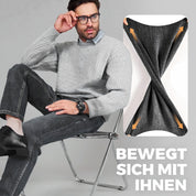 Fliwos Herren modische Jeans mit hohem Stretch und geradem Bein