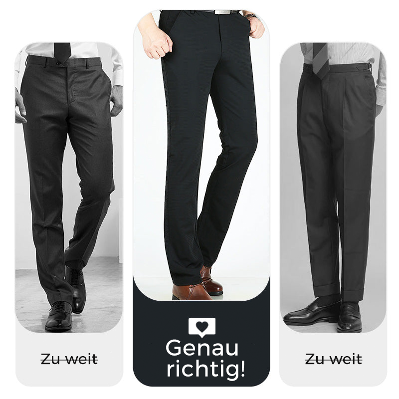 Fliwos Herren atmungsaktive, dehnbare und bügelfreie Sommerhose