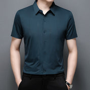 🔥Fliwos® Casual men's business high elastic non-iron shirt