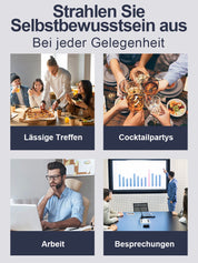 👑 Fliwos Bügelfreies Stretch-Hemd für Herren mit 3-fach-Schutz