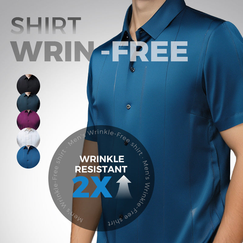 🔥Fliwos® Casual men's business high elastic non-iron shirt