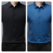 🔥Fliwos® Casual men's business high elastic non-iron shirt