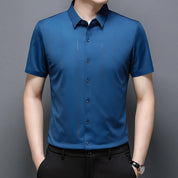 🔥Fliwos® Casual men's business high elastic non-iron shirt