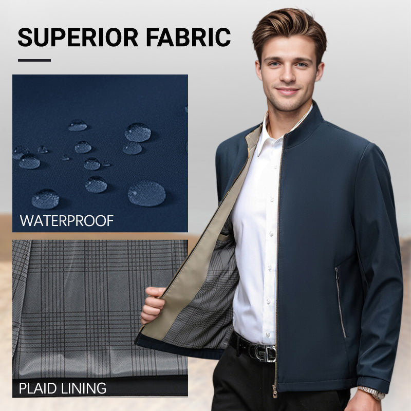 Herbst-Bestseller👑Freizeitjacke mit Stehkragen und Reißverschluss für Herren