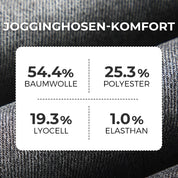 Fliwos Herren modische Jeans mit hohem Stretch und geradem Bein