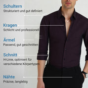 Herbstneuheiten im Verkauf🎉Fliwos® Atmungsaktives, knitterfreies Streifenhemd für Herren