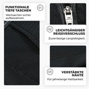 Fliwos Herren atmungsaktive, dehnbare und bügelfreie Sommerhose