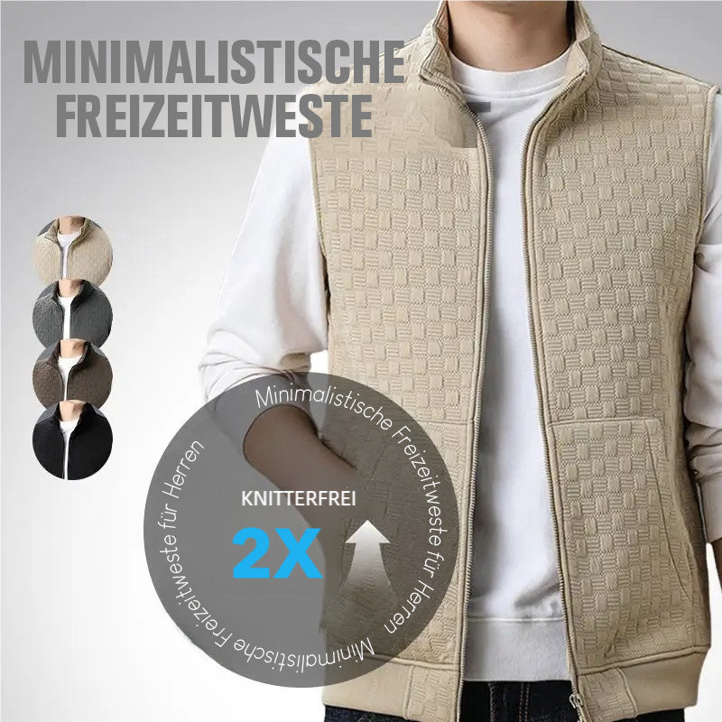 ✈️Kostenloser Versand💪Minimalistische Freizeitweste für Herren – 🔪Stichfestes Design