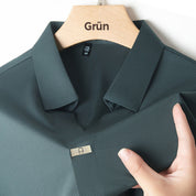 👑Fliwos Atmungsaktives Freizeit-Poloshirt für Herren