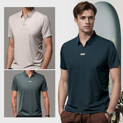 👑Fliwos Atmungsaktives Freizeit-Poloshirt für Herren