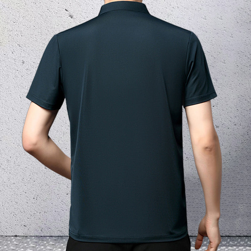 👑Fliwos Atmungsaktives Freizeit-Poloshirt für Herren