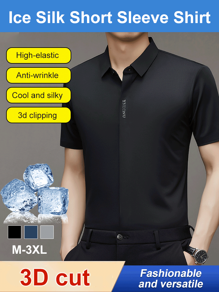 🔥New Arrivals 80%OFF🔥Men's Ice Silk Quick-drying Business Shirt