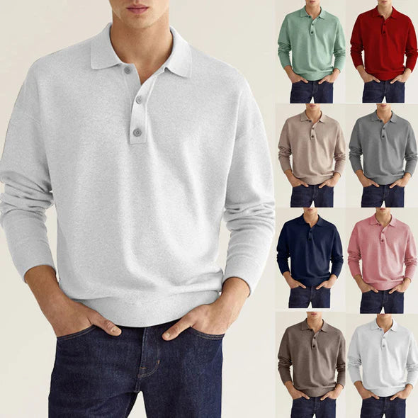 🔥Autumn Sale - 57% OFF🔥 --- Lässiges Langarmshirt mit Revers