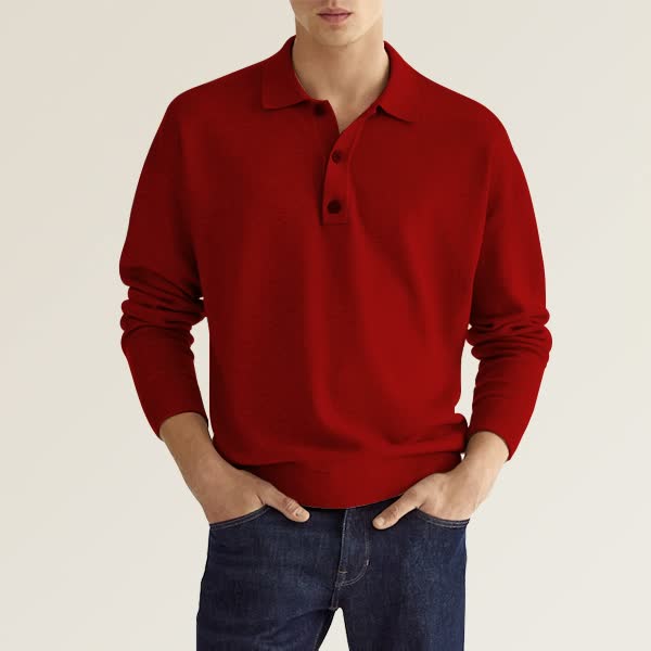🔥Autumn Sale - 57% OFF🔥 --- Lässiges Langarmshirt mit Revers