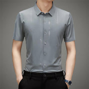 ✨Men's Stretch Anti-Wrinkle Ice Silk Shirt✨