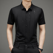 ✨Men's Stretch Anti-Wrinkle Ice Silk Shirt✨