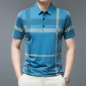 🌟Men's Striped Non-Iron Shirt Short Sleeve
