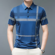 🌟Men's Striped Non-Iron Shirt Short Sleeve