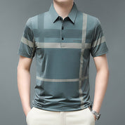 🌟Men's Striped Non-Iron Shirt Short Sleeve