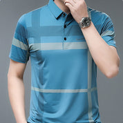 🌟Men's Striped Non-Iron Shirt Short Sleeve