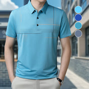 ⏳Summer Specials💥Men's Loose Cool Breathable Lapel T-Shirt