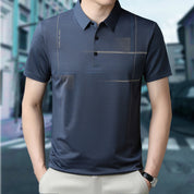 ⏳Summer Specials💥Men's Loose Cool Breathable Lapel T-Shirt