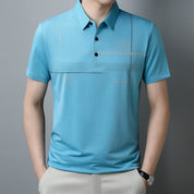 ⏳Summer Specials💥Men's Loose Cool Breathable Lapel T-Shirt
