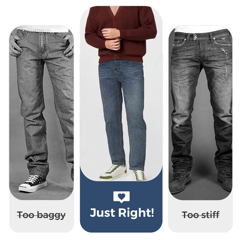 👑Fliwos Men's Fashion Stretch Straight-Leg Jeans