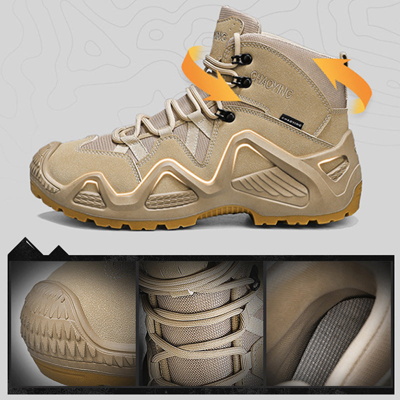 ✈️Kostenloser Versand🥾Wasserdichte und rutschfeste Outdoor-Wanderschuhe für Herren in Militärqualität aus Mesh