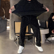 💖2025 brandneues Design✨Herren-Zweiteiler mit Kurzarmshirt und weiter Hose🩳