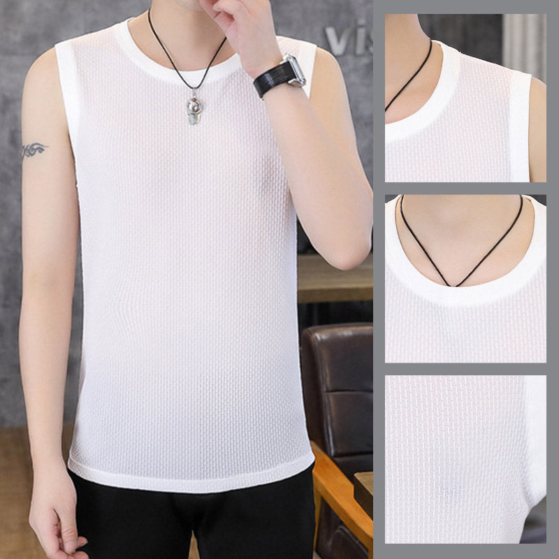 Ultra-atmungsaktives, ärmelloses Tanktop für Herren