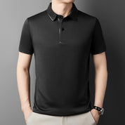 ✨2025 Neue Produkte auf dem Markt✨ Herren-Business-Freizeithemd mit Reverskragen aus Eis-Seide👚