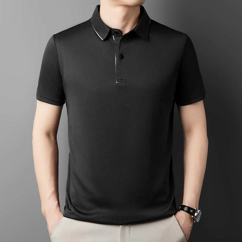✨2025 Neue Produkte auf dem Markt✨ Herren-Business-Freizeithemd mit Reverskragen aus Eis-Seide👚