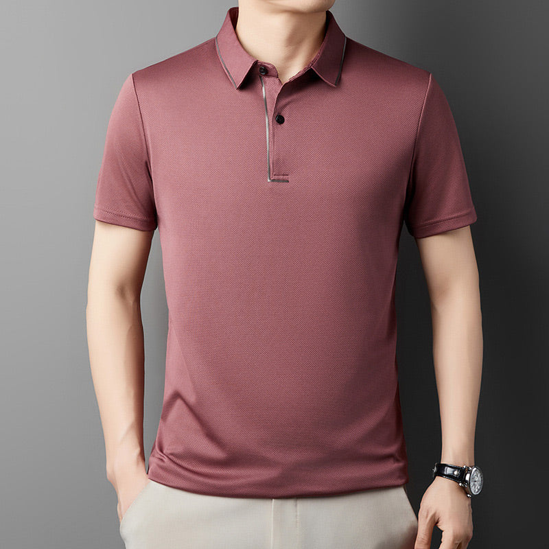 ✨2025 Neue Produkte auf dem Markt✨ Herren-Business-Freizeithemd mit Reverskragen aus Eis-Seide👚