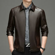 🌟Saisonale Sonderangebote👑Legere PU-Lederjacke für Herren