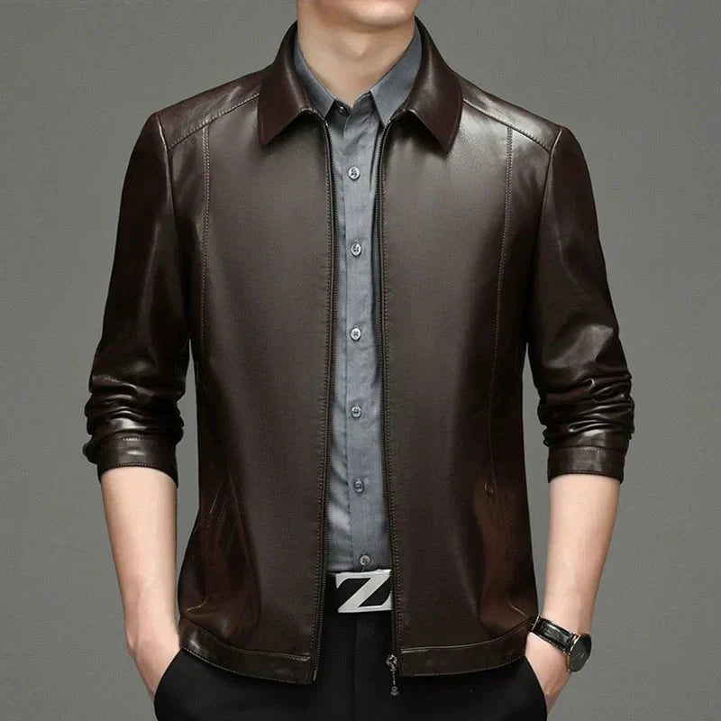🌟Saisonale Sonderangebote👑Legere PU-Lederjacke für Herren