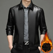 🌟Saisonale Sonderangebote👑Legere PU-Lederjacke für Herren