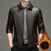 🌟Saisonale Sonderangebote👑Legere PU-Lederjacke für Herren