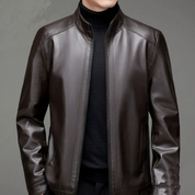 🌟Saisonale Sonderangebote👑Legere PU-Lederjacke für Herren