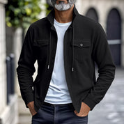 Men's Corduroy Button-Down Long Sleeve Jacket