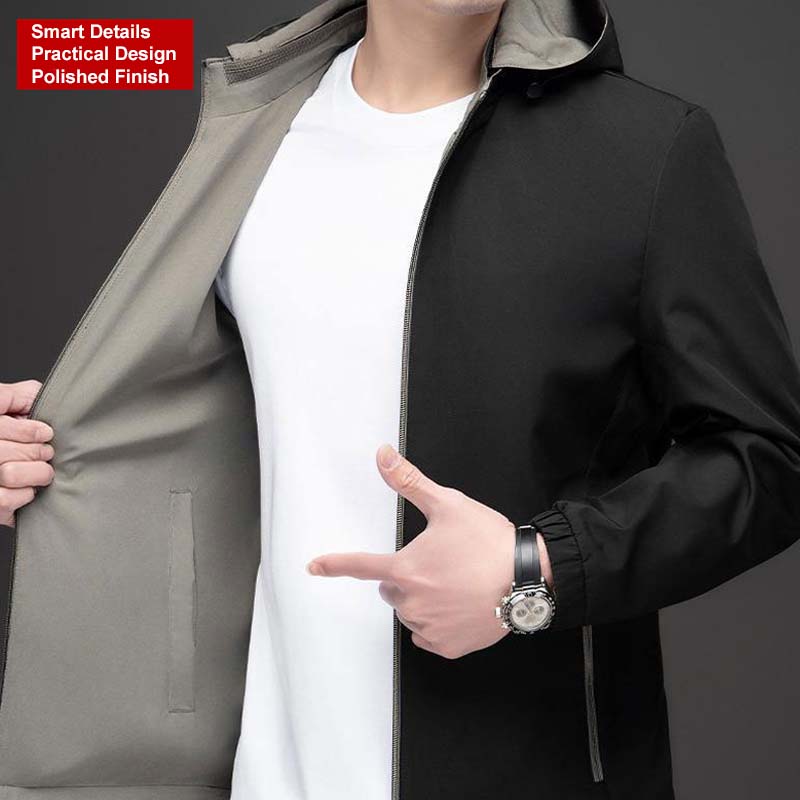 Kostenlose Lieferung✈️ – Leichte Freizeitjacke mit Reißverschluss für Herren