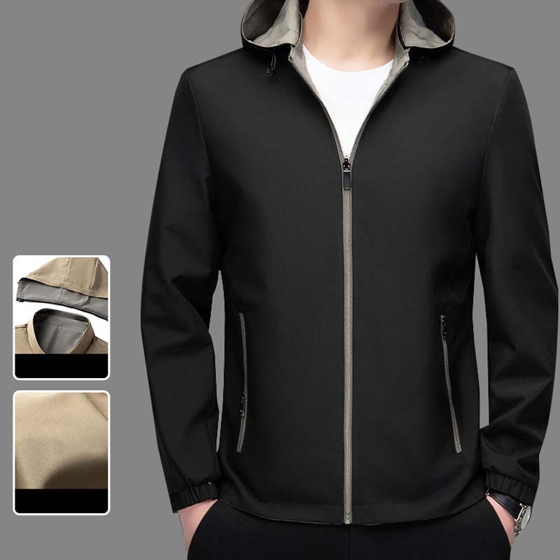 Kostenlose Lieferung✈️ – Leichte Freizeitjacke mit Reißverschluss für Herren