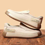 🌟Bequeme Herren-Slipper mit höhenverstärkendem Effekt, leicht an- und auszuziehen | Weiche Sohle