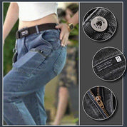 👖Strapazierfähiger Herren-Jeansoverall mit sechs Taschen